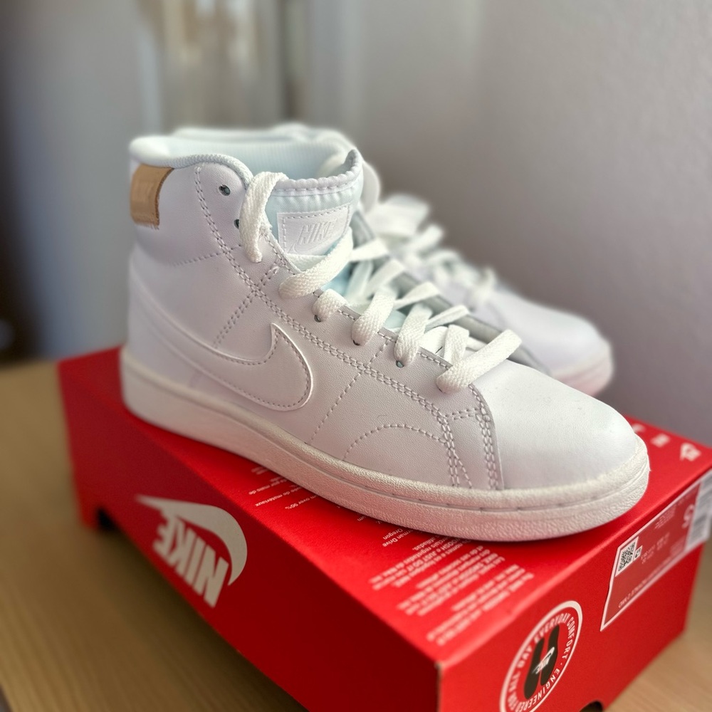 Nike White High-Top Sneakers